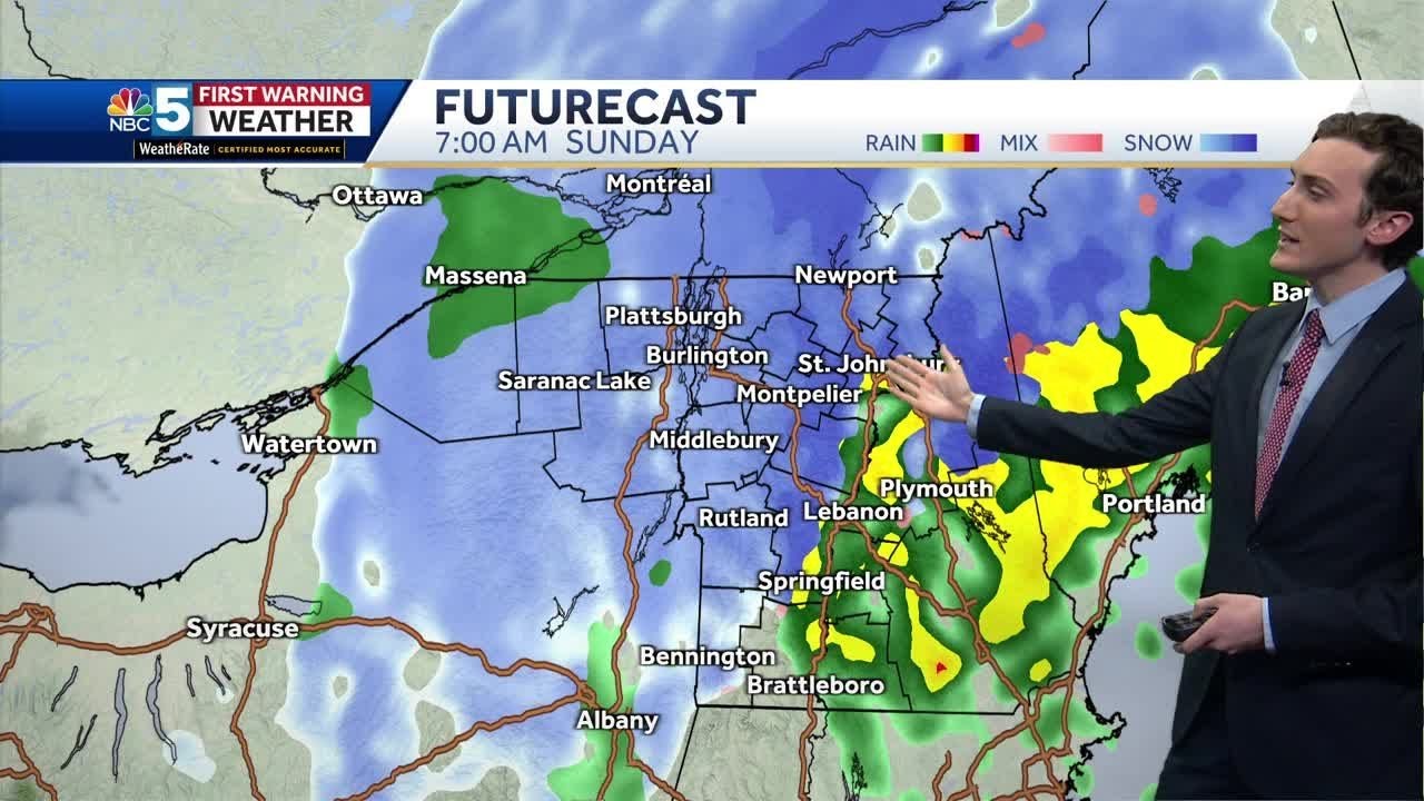 Video: Rain and wet snow Saturday night into Sunday (03-09-24) - YouTube