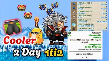 Ngọc Rồng Online || Up Cooler 2 ngày nhặt 1tỉ200 Vàng