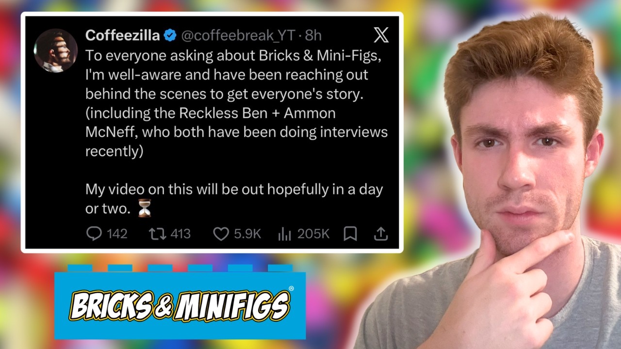 🔴 Coffeezilla Bricks and Minifigs Investigation (CEO and Reckless Ben ...
