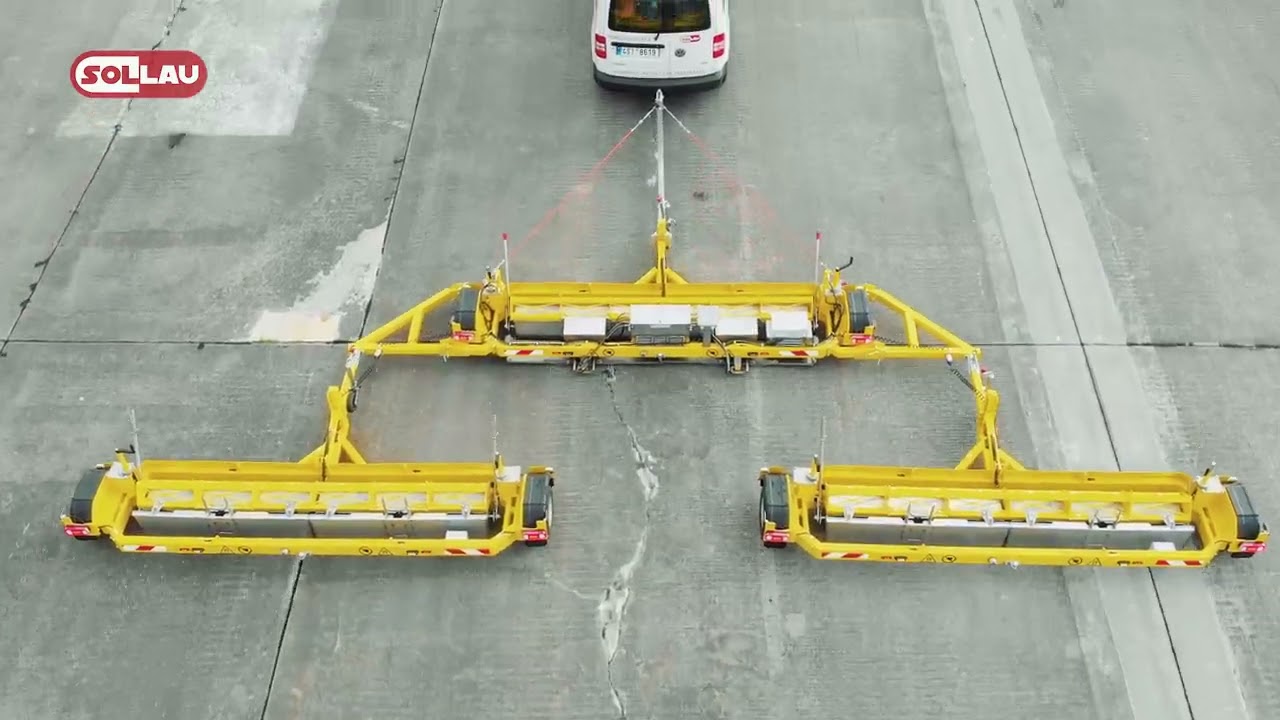 Tow behind magnetic sweeper MSA 9000 EAGLE - SOLLAU