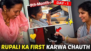 Rupalis First Karwa Chauth 9Th Month Day-1
