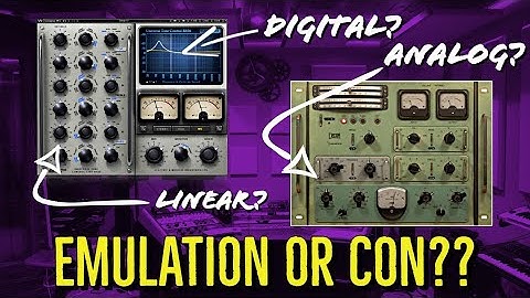 WAT MAAKT EEN PLUGIN MEER ANALOOG? || de verschillen tussen analoge emulaties en schone lineaire ...