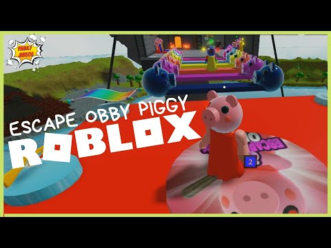 Escape Piggy Obby George Es El Malo Piggy Roblox Youtube - ᐈ elige la puerta correcta o muere roblox obby juegos