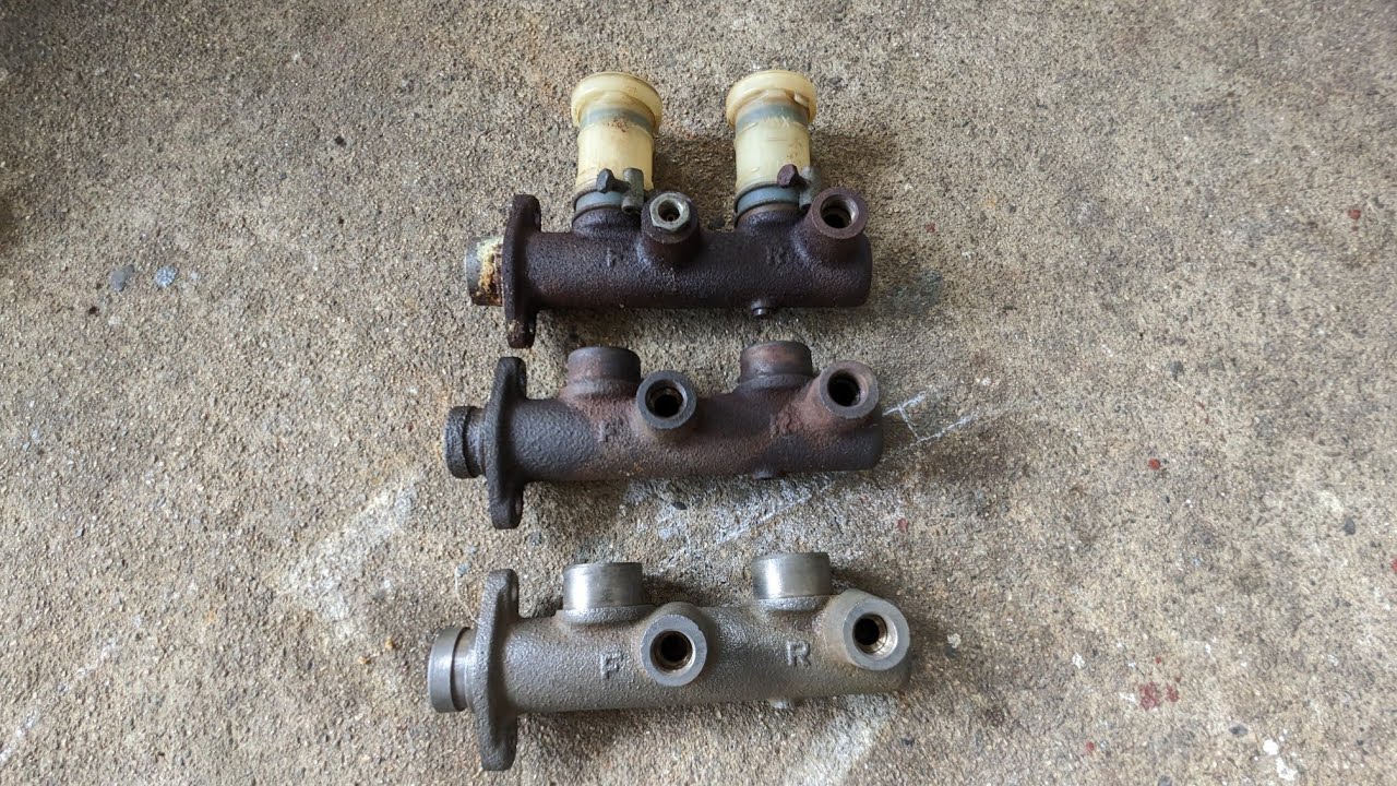 三菱ジープ 整備日記 Jeep J58 No.15 完全に抜けてるブレーキ修理編⑦ ブレーキマスターシリンダー取り替え子編
