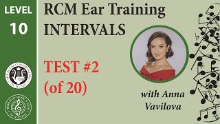 Gr.10 RCM Ear Training, Intervals: TEST 2 (of 20)