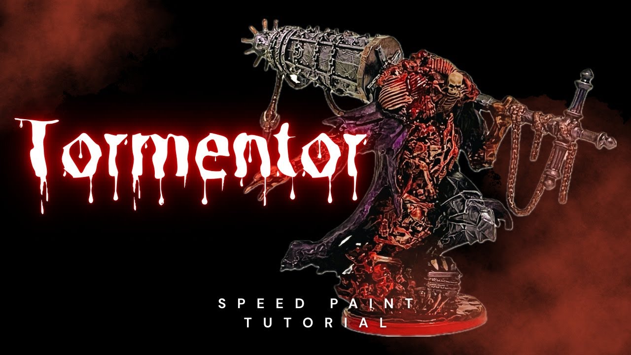Grimcoven Tormentor Boss: Slap Chop Speedpaint Bones, Blood & Cloak!