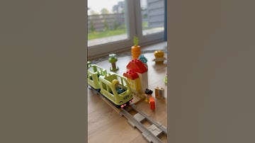 Lego duplo Train Ride| Girl at the station #shorts