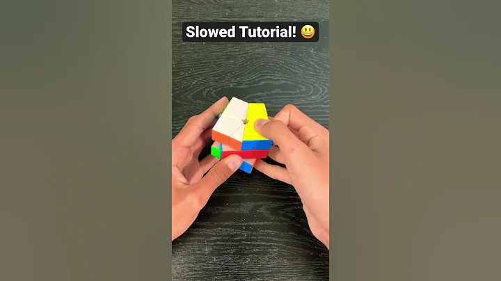 How to Solve a J Perm on a Square 1 – *Slowed* #cube