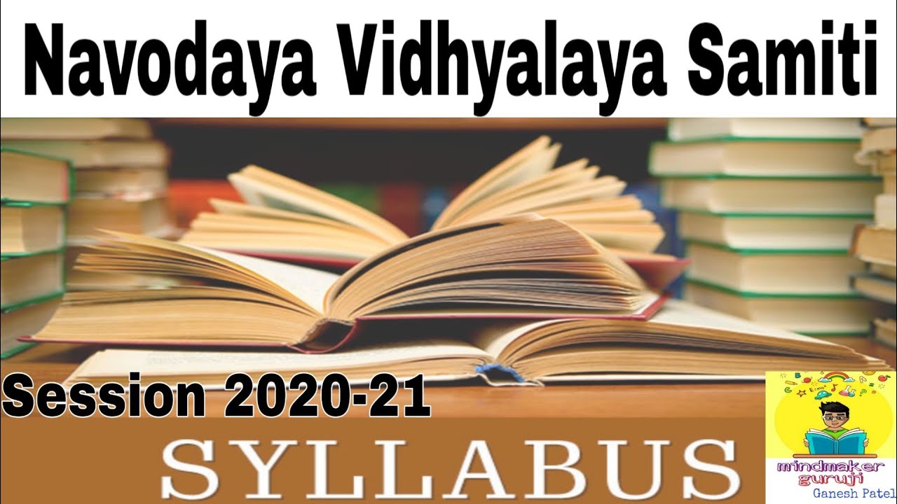 Navodaya Vidyalaya Samiti Entrance Exam Syllabus For Class 9 2020 21nvs Entrance Exam 2020