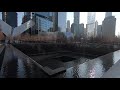 Caminando por la zona cero y world trade center en el centro de manhattan  diciembre 2020