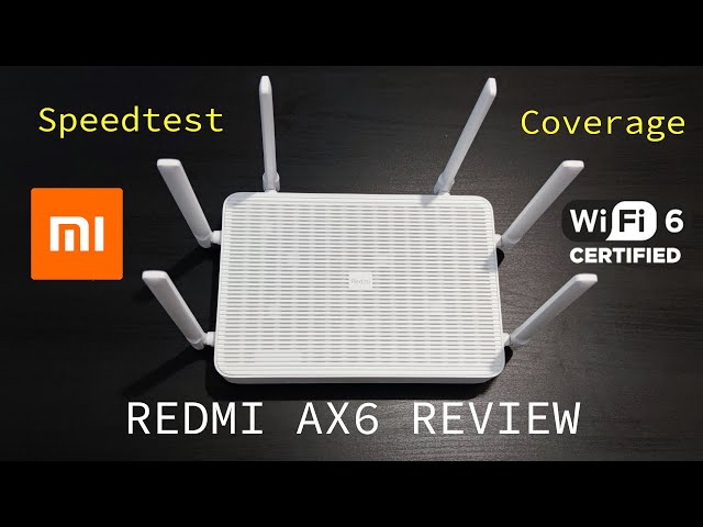 Redmi AX6 Review - Setup and WiFi 6 speed tests - YouTube
