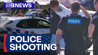 Man fighting for life after police shooting at home north of Brisbane | 9 News Australia