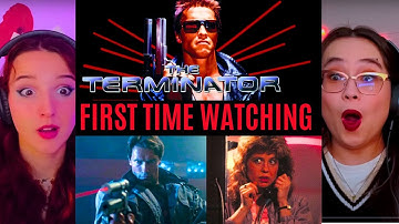 the GIRLS REACT to *Terminator (1984)* THIS IS TERRIFYING!! (First Time Watching) Sci-fi Movies