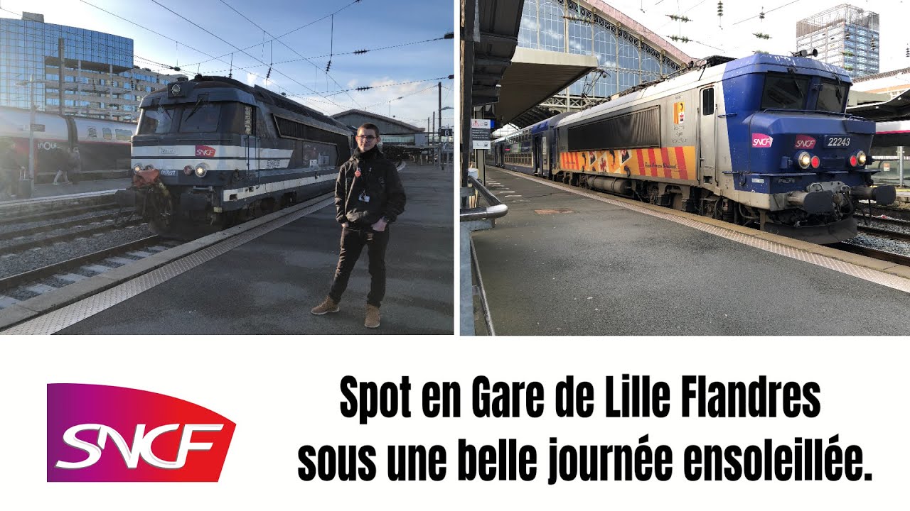 [ TRAINS SNCF TER ET TGV ]. Spot en Gare de Lille Flandres (8)