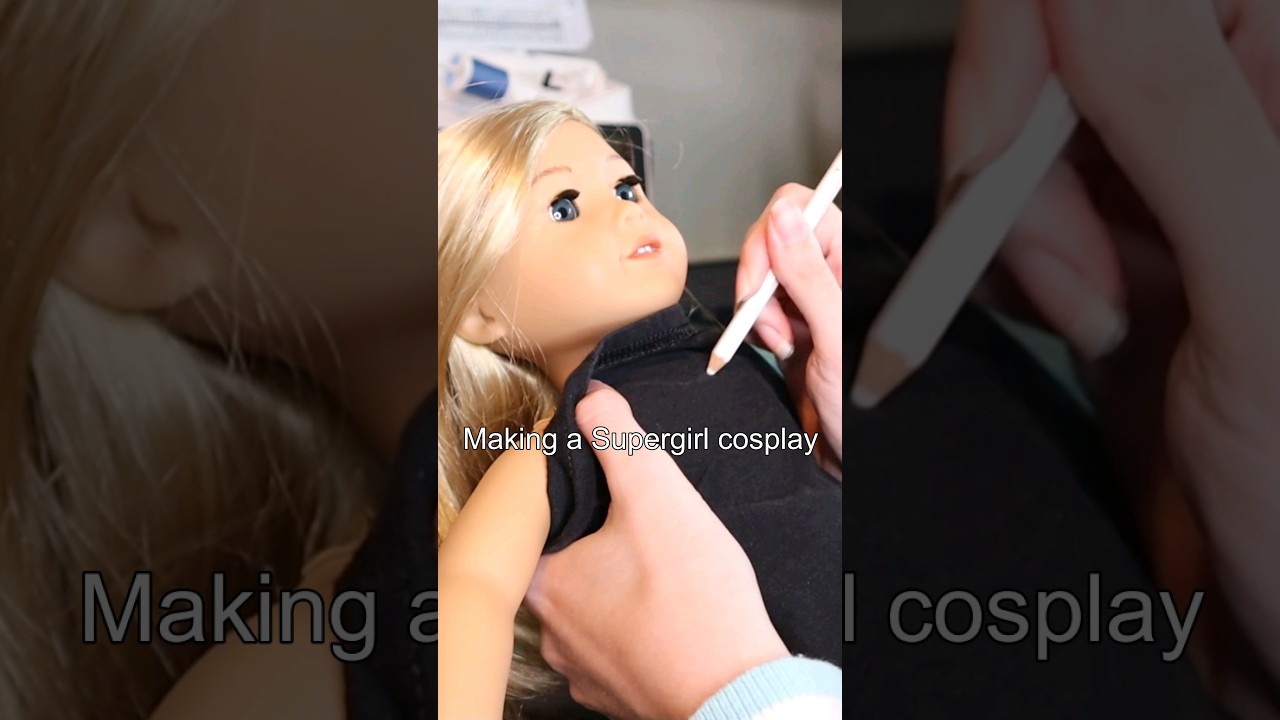 Supergirl Cosplay for my American Girl Doll