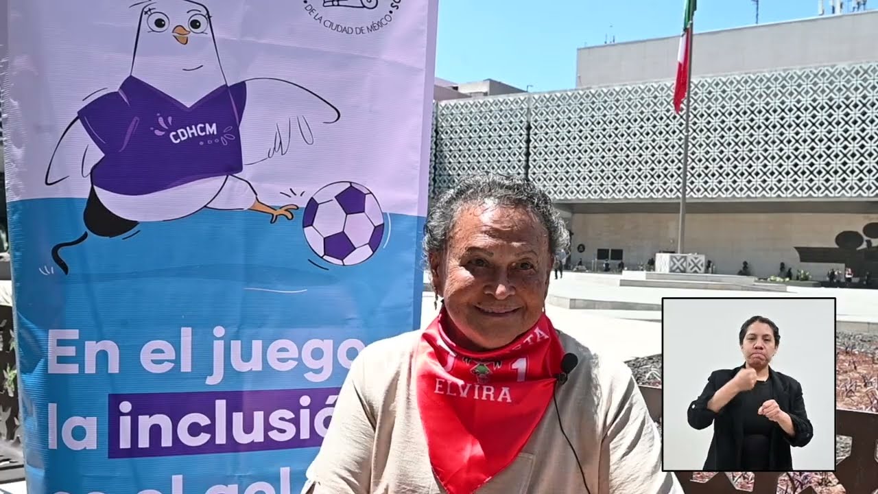 Entrevista a Elvira Aracén, en Charlas "CDHCM, Tu cancha de Derechos"