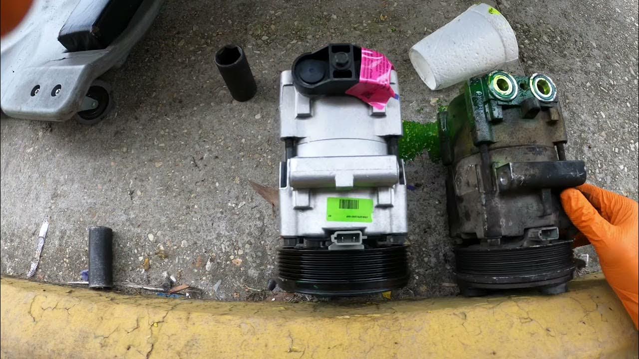 2002 F150 AC COMPRESSOR REPLACEMENT - YouTube