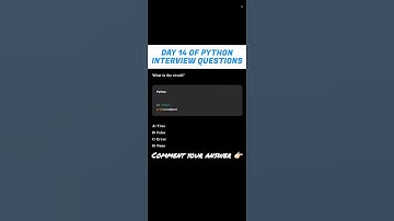 Day 14 | Python Interview prep | Tricky question #shorts #shortvideo #ytshorts #effectking #trending