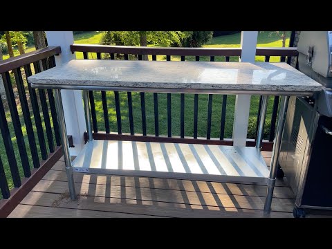 Video HALLY Stainless Steel Table for Prep & Work 24 x 60 Inches Review | See How Sturdy This Thing Is! - youtube