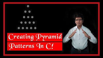 Star Pyramid Pattern in C | Display star pattern in c