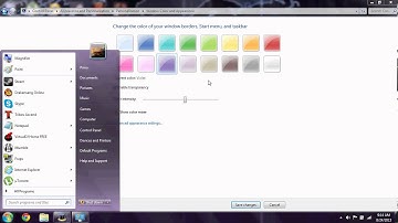 How to change the Color of your Windows Border, Task bar, and Start Menu