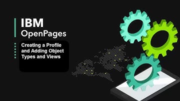 Creating an OpenPages Profile