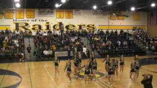Sonora High School Varsity Cheer Basketball Half Time Routine vs Sunny Hills 1-13-10.MOV