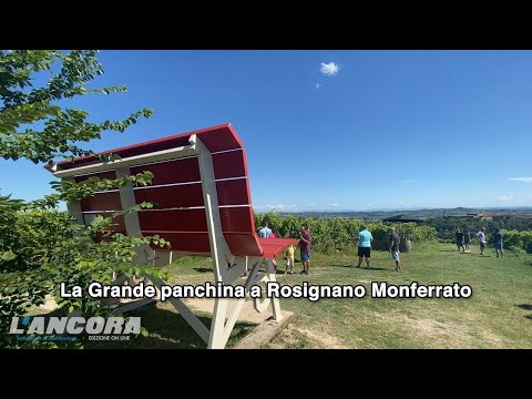 La Grande panchina a Rosignano Monferrato