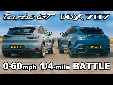 Porsche Cayenne Turbo GT v Aston Martin DBX 707: ULTIMATE REVIEW!