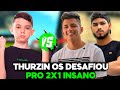 1X2 INSANO! THURZIN VS. JORDAN E CRUSHER! JORDAN REVELOU HISTÓRIA DO THURZIN