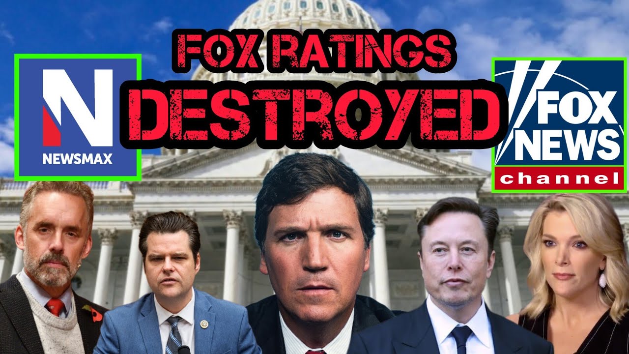Tucker Carlson Has DESTOYED Fox News Ratings! Newsmax, Megyn Kelly, Jordan Peterson, Elon Musk