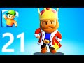 Stumble Guy‪s‬ - Gameplay Walkthrough Part 21 - Stumble Pass and Crown Win (iOS, Android)