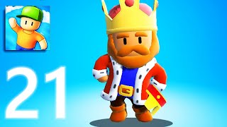 Stumble Guy‪s‬ - Gameplay Walkthrough Part 21 - Stumble Pass and Crown Win (iOS, Android)