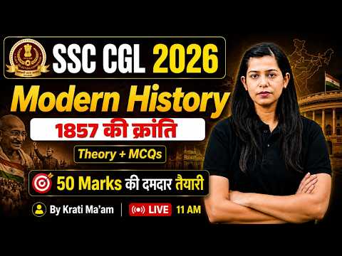 The Revolt of 1857 | SSC CGL GK GS Classes 2026 | SSC Modern History | GK GS by Krati Mam | Testbook