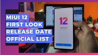 MIUI 12 - First Look | Stable update release date in India | Supported devices list | - Tricks Guru