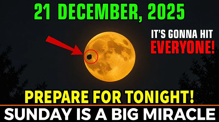 You NEED To See This! The December 21, 2025 New MOON Events - You Won’t Miss!