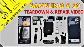 Samsung galaxy s20 Teardown, disassembly.