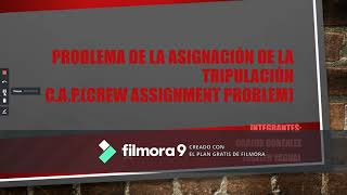 Crew Assignment Problem CAP