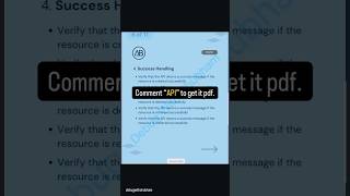 API cheat sheet to crack any Interview #interview #api #coding #ytshorts #tranding