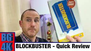 Blockbuster - Boardgames 4K Quick Review