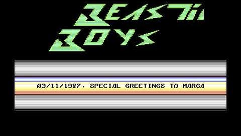 Beastie Boys Intro - Commodore 64 - C64 - Action Force - Cracktro (PAL)
