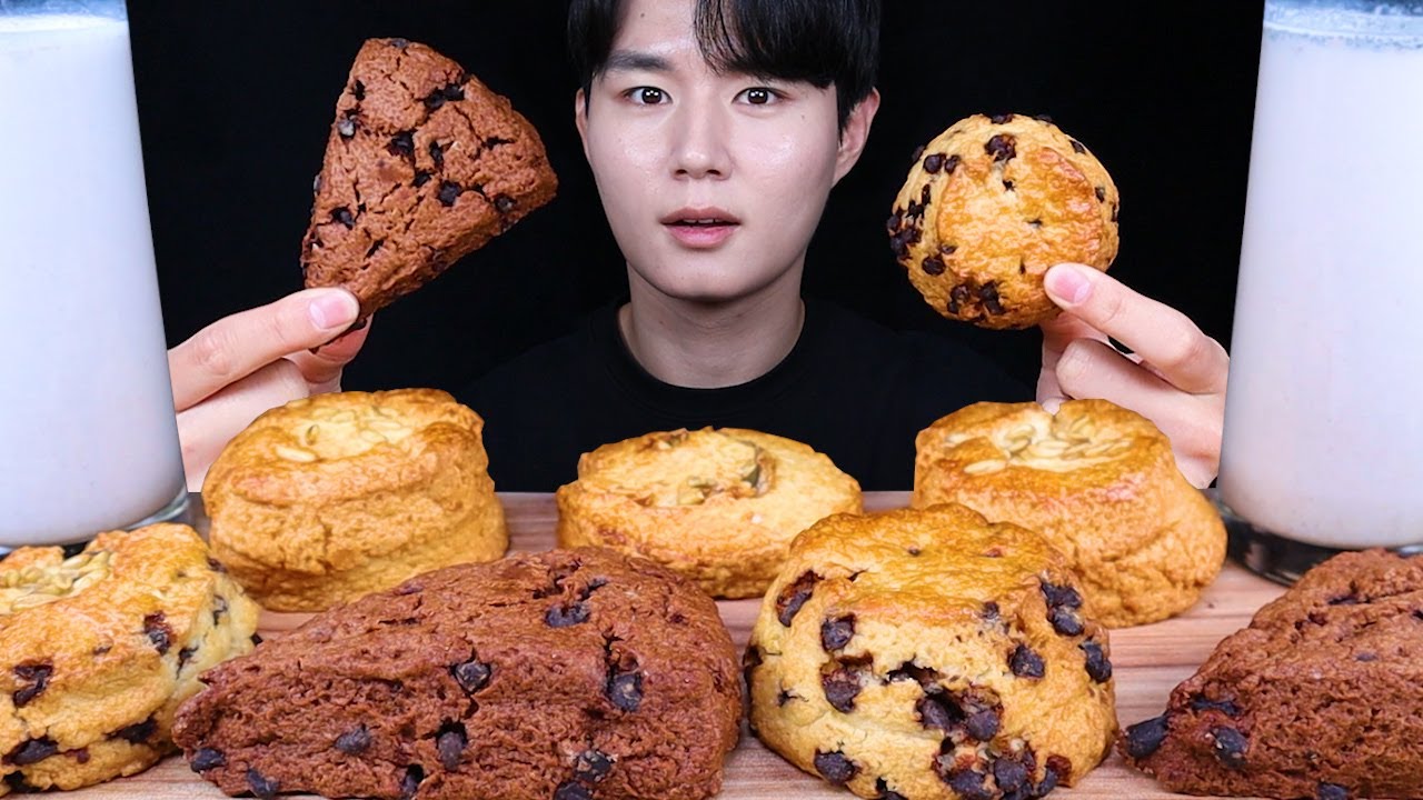 쌀귀리쿠키 미숫가루 쿠키 초콜릿 먹방ASMR MUKBANG COOKIES & CHOCOLATE & DESSERT チョコレート クッキー デザート eating sounds