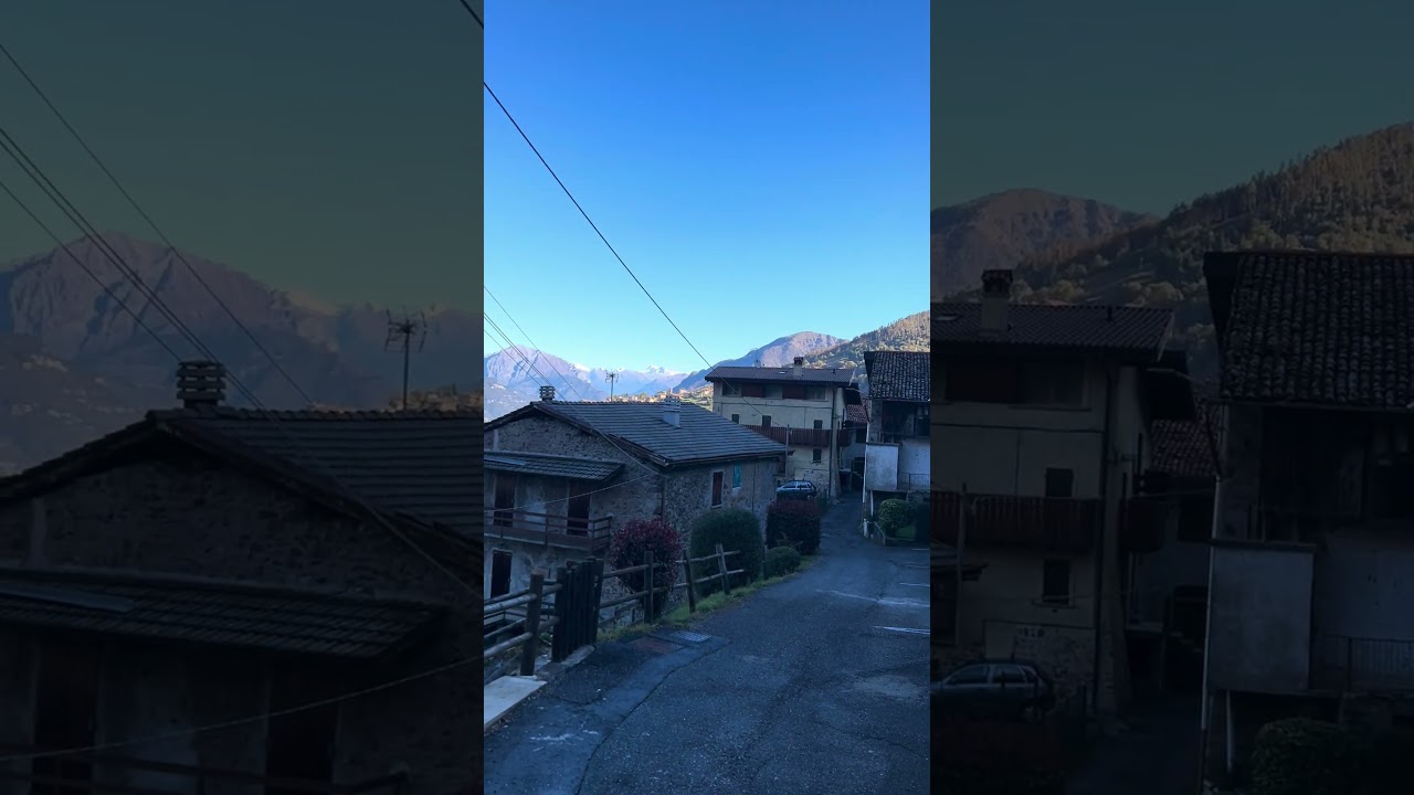 Fraine (Pisogne) vista Adamello