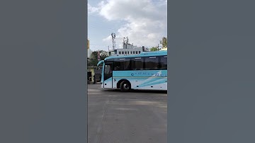 MSRTC E Shivneri Electric AC Seater Bus Trail Going