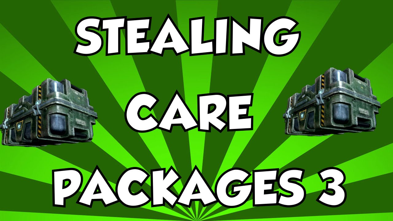 HOW TO MAKE PEOPLE RAGE IN BLACK OPS 2 | STEALING CARE PACKAGES #3