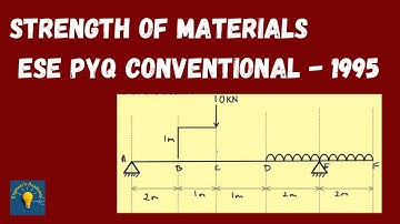 SFD and BMD || PYQ- ESE CONVENTIONAL || STRENGTH OF MATERIALS