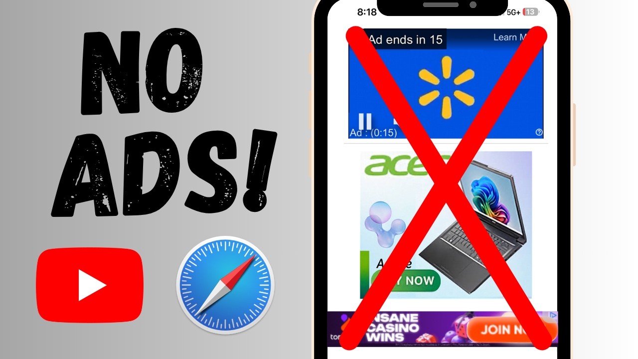 How to Block YouTube and Safari Ads on Your iPhone in 3 Minutes! - YouTube