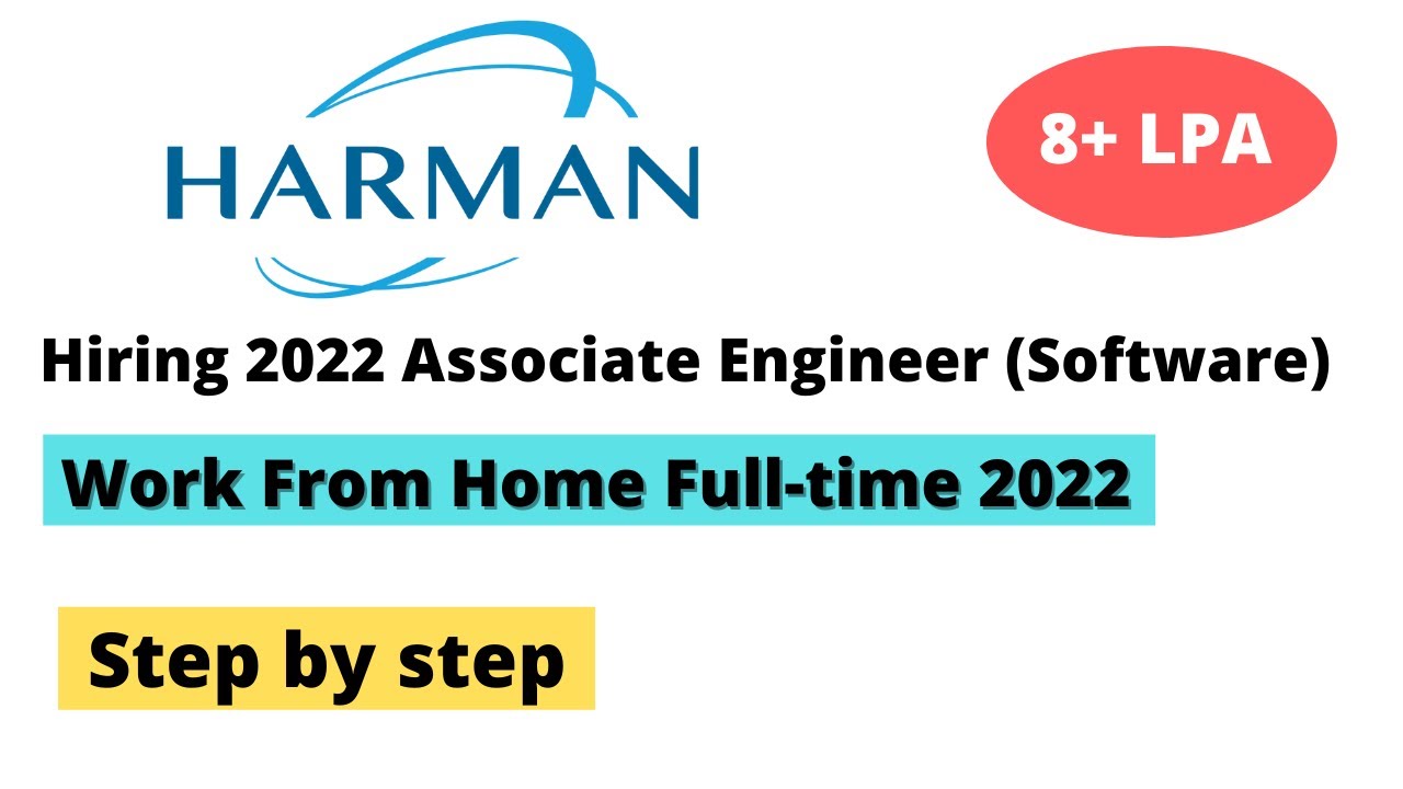 HARMAN Off Campus Drive 2022 Batch HARMAN Jobs For Freshers 2022 