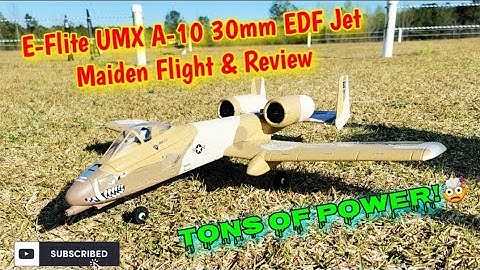 E-Flite UMX A-10 Thunderbolt II 30mm EDF Jet☆Maiden Flight & Review Part.1☆
