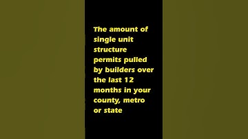 Single Family Building Permits